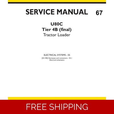 NEW HOLLAND U80C TIER 4B TRACTOR SERVICE REPAIR MANUAL (ELECTRICAL SYSTEMS) NEW HOLLAND U80C TIER 4B TRACTOR SERVICE REPAIR MANUAL (ELECTRICAL SYSTEMS)
